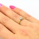 Księżniczkowy pierścionek z brylantem -0,23 ct