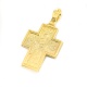  Złoty krzyżyk prawosławny ukrzyżowanie p.585
